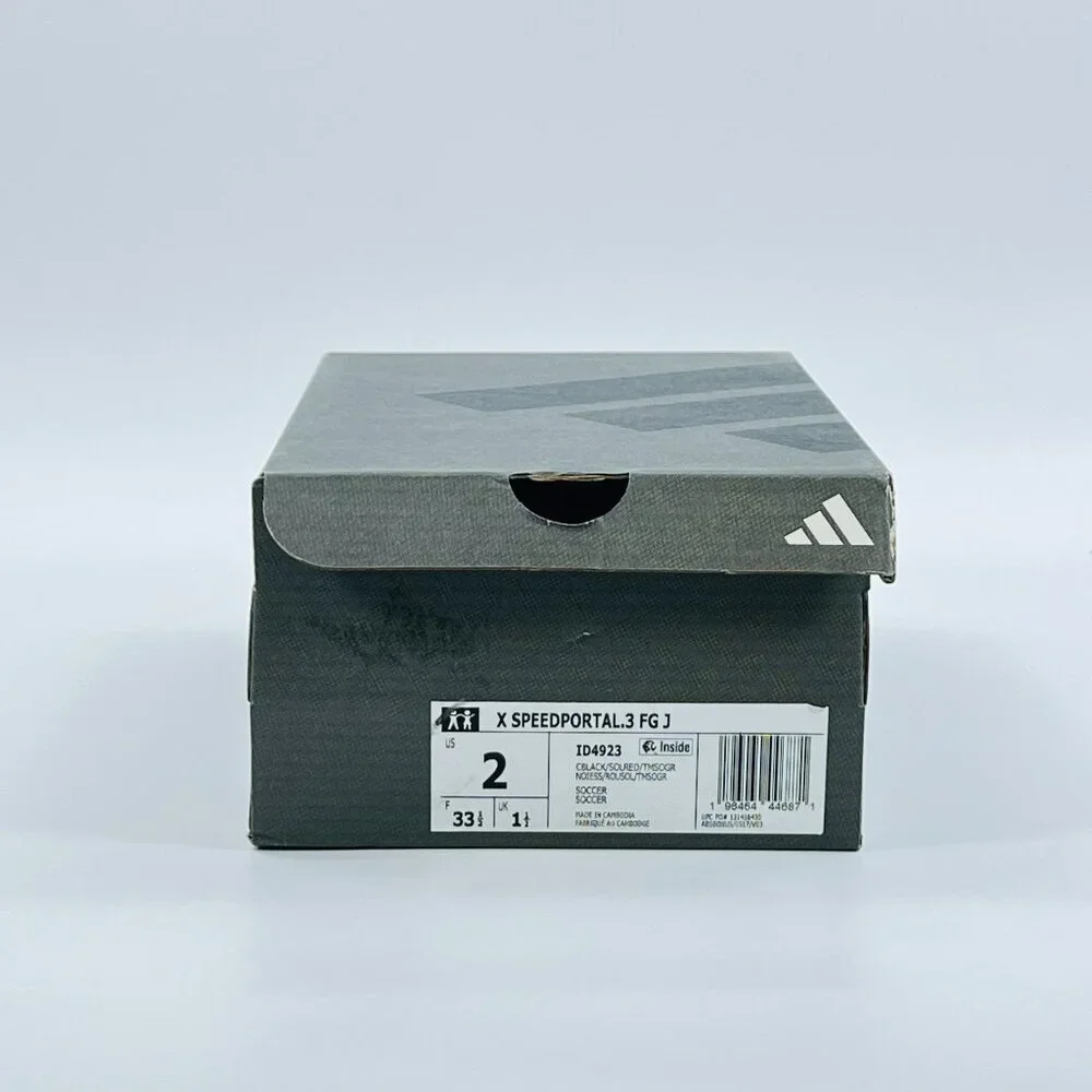 Adidas X Speedportal.3 FG J 'Black Solar Red' ID4923 Soccer Multi Size